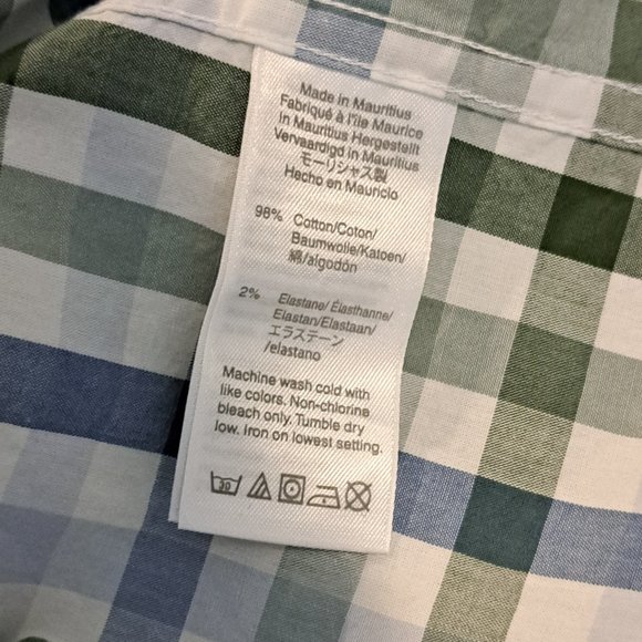 J. Crew Men's Medium Slim Flex Washed Long Sleeve Button Down Shirt Style #AL090 - Picture 7 of 13